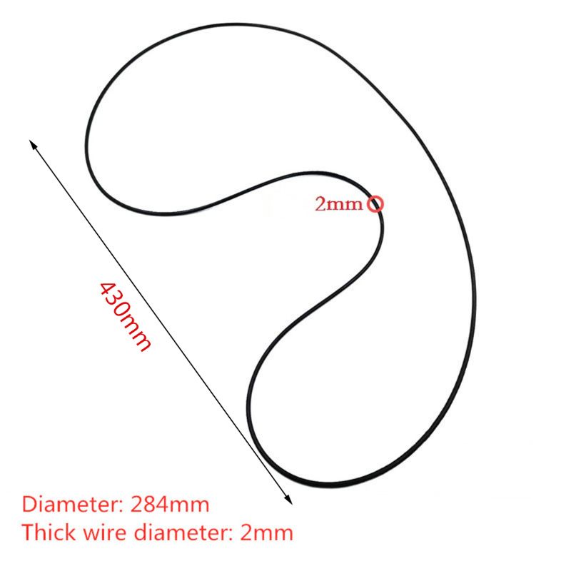 Dây Đai Máy Hát Đĩa Than LP Vinyl Đường Kính 284 Chất Lượng Cao