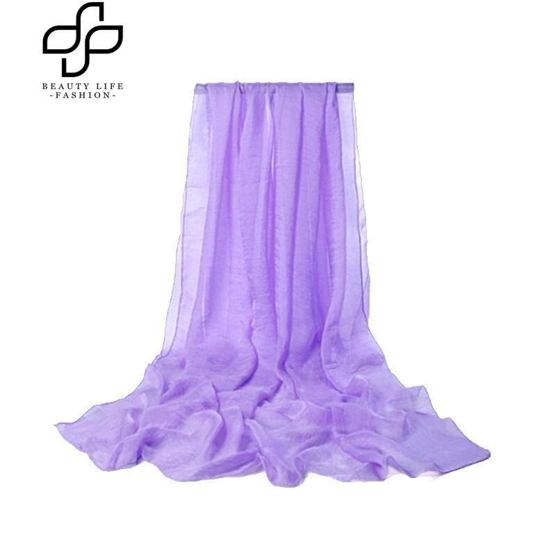 Khăn choàng cổ chiffon trơn