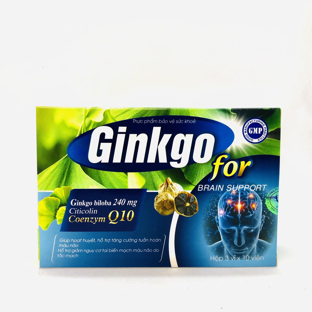 GINKGO FOR - giúp hoạt huyết, hỗ trợ tăng cường tuần hoàn máu não