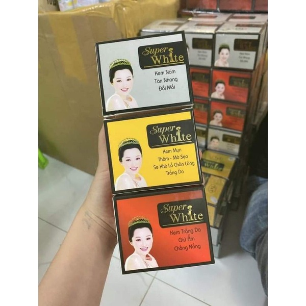 Kem face Supper white