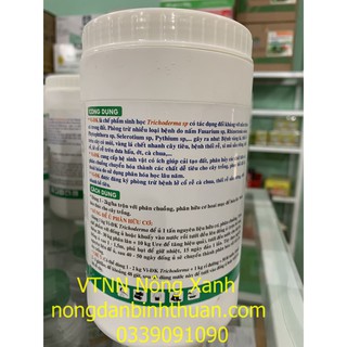 Vi-ĐK đối kháng TRICHODERMA CAO CẤP 10^9 BÀO TỬ - hủ 500gr