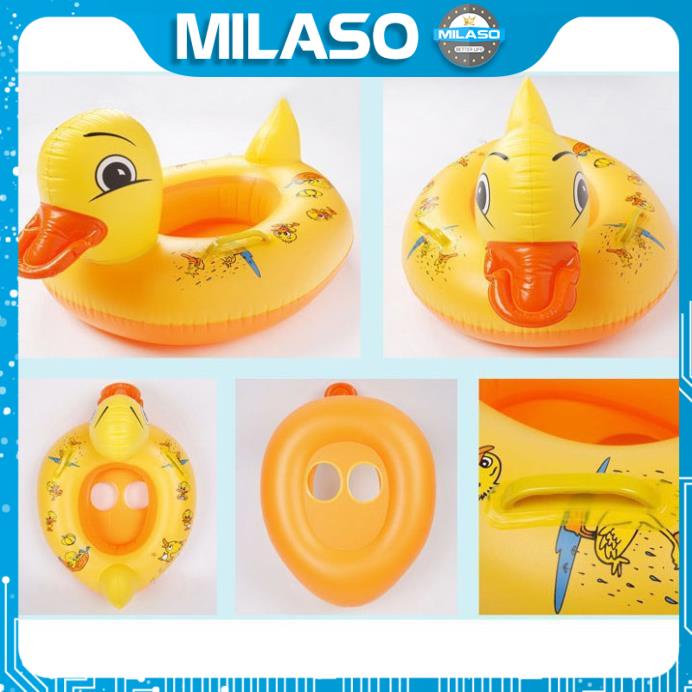 [Tặng Bơm Phao] Phao Bơi Cho Bé MILASO Hình Động Vật Dễ Thương Chống Lật An Toàn Trẻ Em Đi Du lịch, Đi Biển SS-001040-B