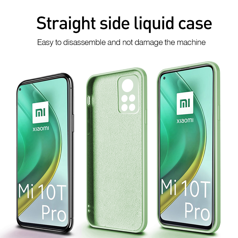 Ôp Điện Thoại Silicon Dẻo Vuông Thời Trang Chống Rơi Cho xiaomi mi13t 12t 11t 10t mi 13t pro 5g Ốp