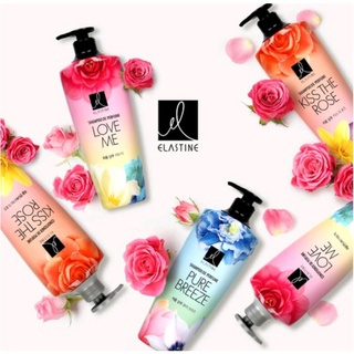 Bộ đôi dầu gội xả Elastine De perfume hương nước hoa Kiss the rose 600ml ( hàng chính hãng Hàn quoc