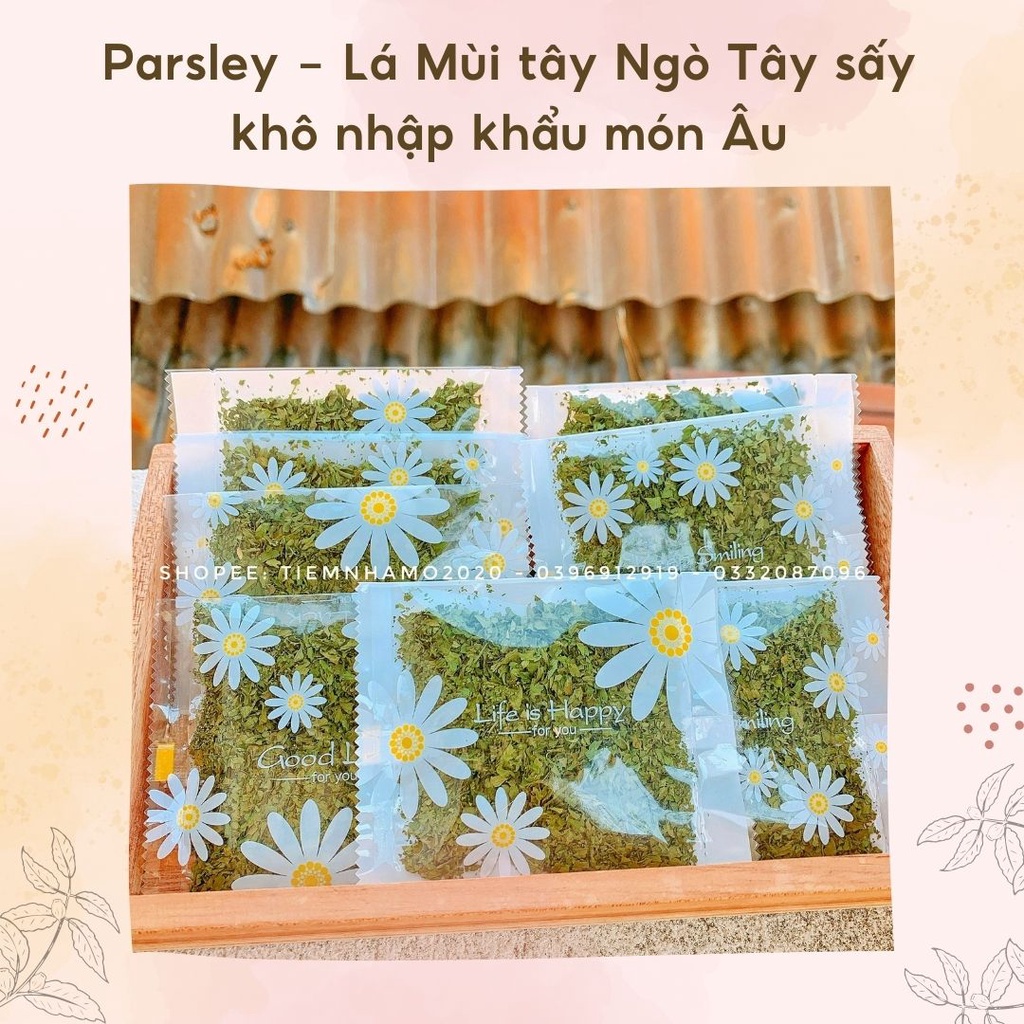 Parsley - Lá Mùi tây Ngò Tây sấy khô nhập khẩu món Âu,...
