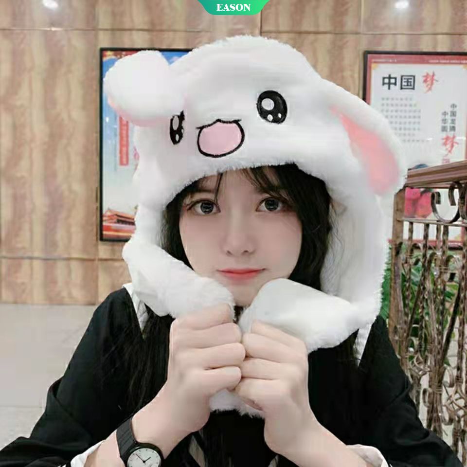 Mũ Len Dệt Kim Giữ Ấm Mùa Đông In Hình Pikachu/ Cinnamoroll/Pikachu Có Tai Chuyển Động Cho Bé Trai Và Bé Gái