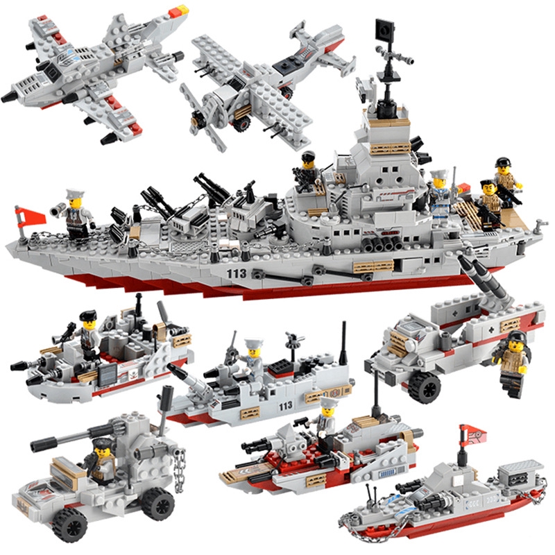 Bộ Đồ Chơi Lắp Ráp Lego 1000 Mảnh 8 Trong 1