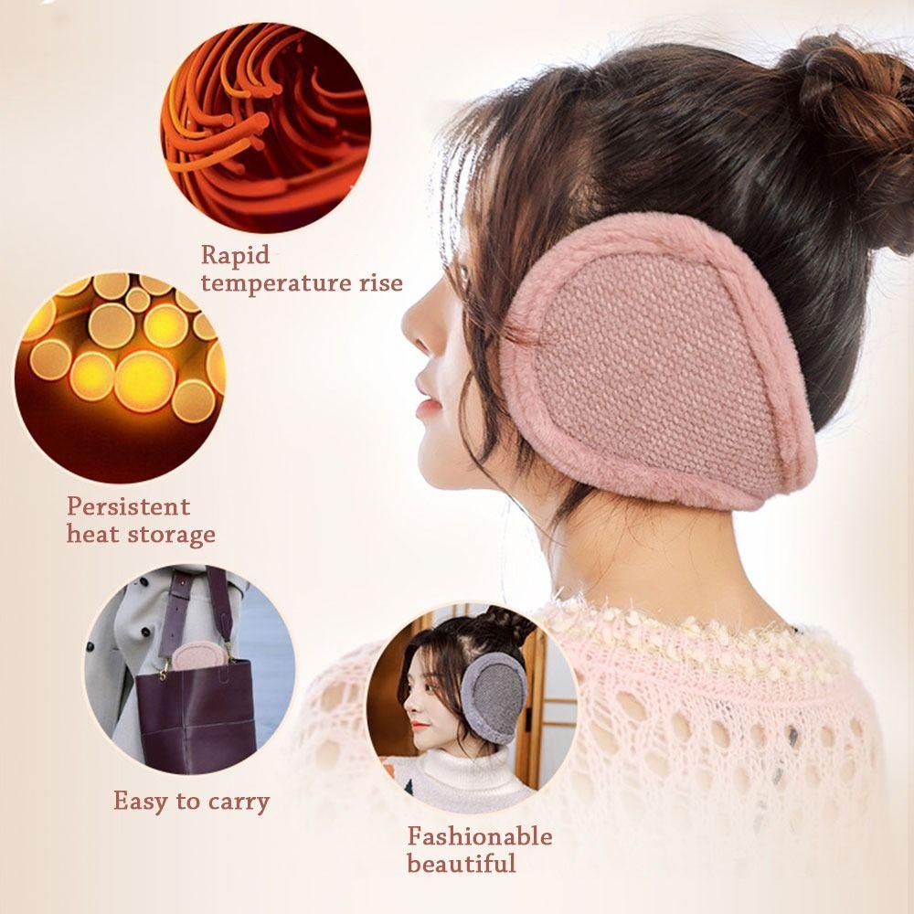 Chụp Tai Giữ Ấm Bằng Lông Nhung Mềm Mại