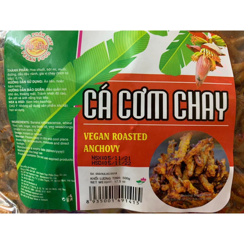 Cá Cơm Kho Chay - Bịch 500g | BigBuy360 - bigbuy360.vn