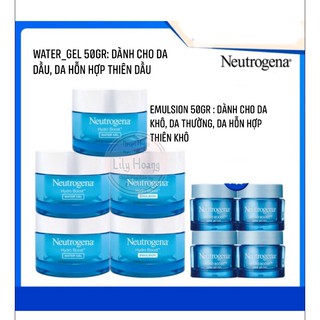 ( Bill  Đài )Gel dưỡng Neutrogena Water gel và Emulsion
