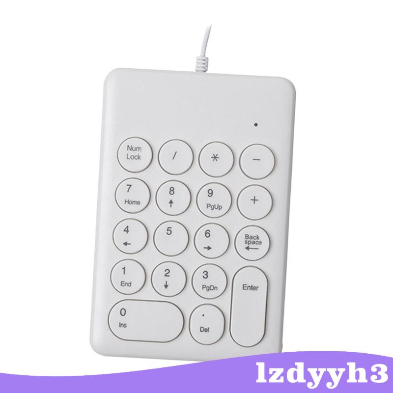 Bàn Phím Số 18 Phím Có Dây Lzdyyh3 Dùng Cho Laptop Máy Tính Để Bàn