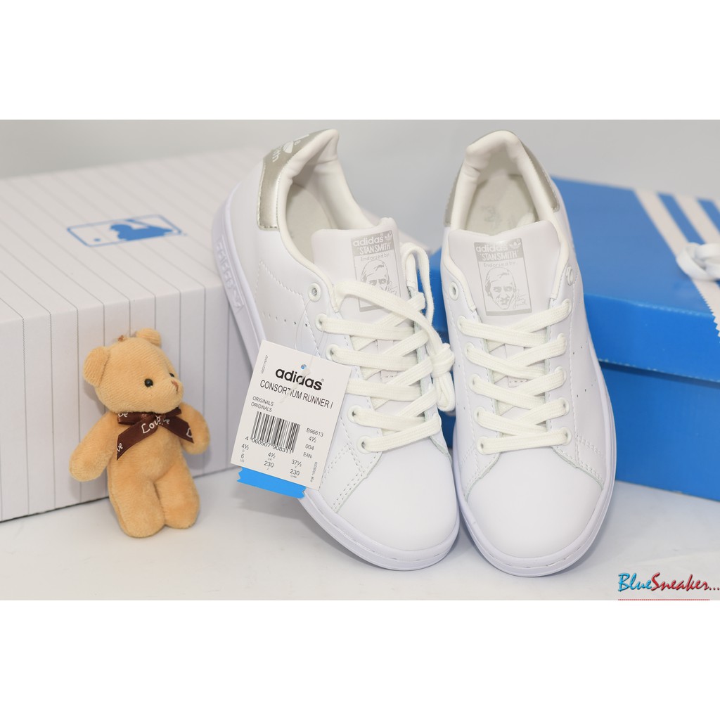 Giày Sneaker Adidas Stansmith gót Xám (fullbox)