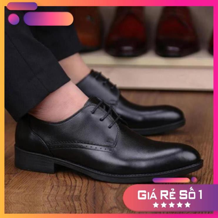 [Sale 3/3] [XẢ KHO ĐỒNG GIÁ 259K] GIÀY NAM DA BÒ THẬT ISHOESVN GIÁ 259k Sale 11 -op1 '