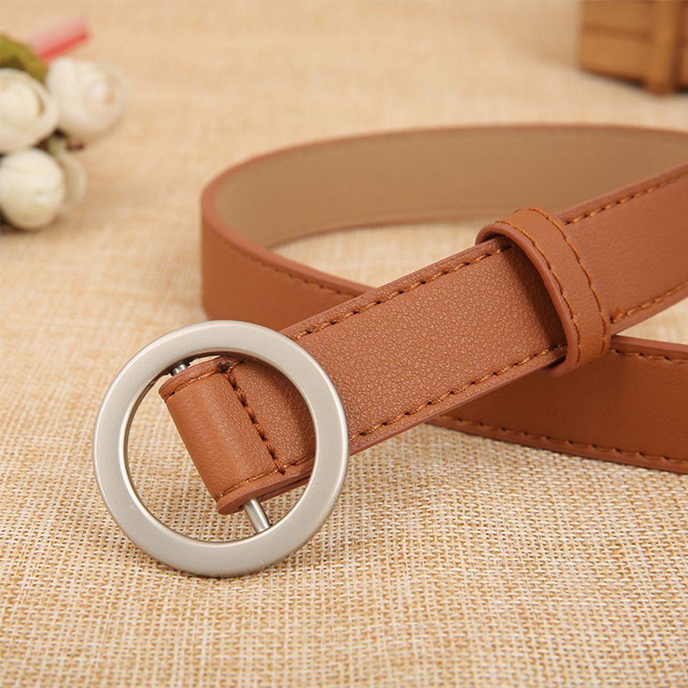 Thắt Lưng Da PU Không Đục Lỗ Thiết Kế Đáng Yêu Thời Trang Cho Nữ