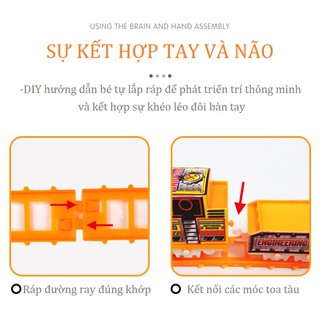 MÔ HÌNH ĐỒ CHƠI ĐƯỜNG RAY XE LỬA