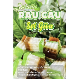 SET NẤU RAU CÂU SỢI GIÒN