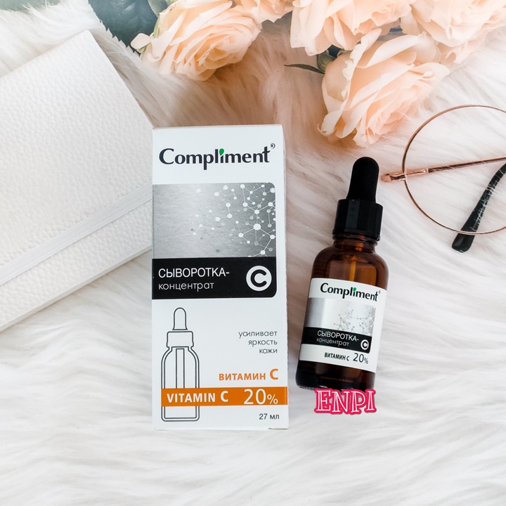 Serum dưỡng trắng, mờ thâm Compliment 20% Vitamin C