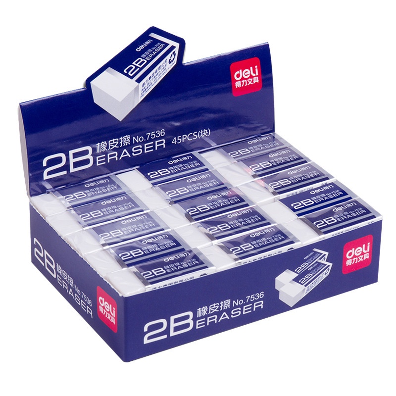 Gôm tẩy Deli trắng - 1 chiếc - 7536