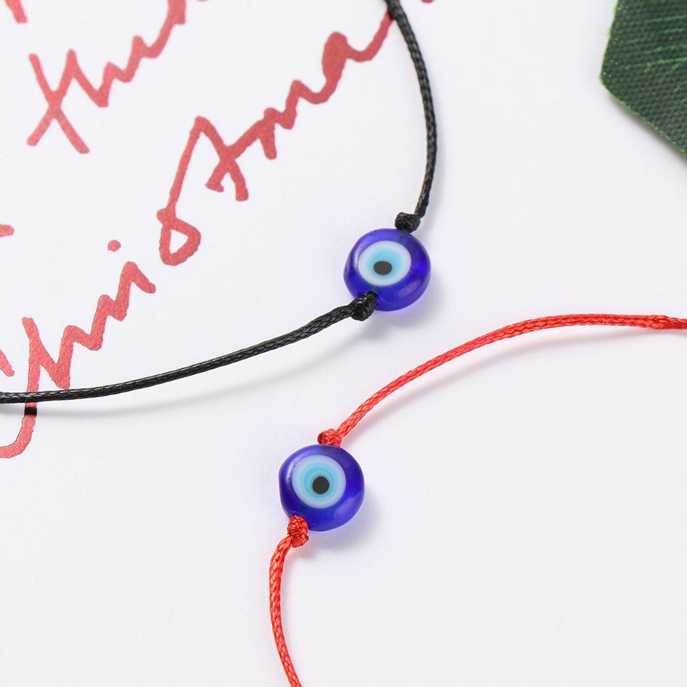 Set 2 Vòng Tay / Lắc Chân Bện Thủ Công Màu Hồng Cho Cặp Đôi