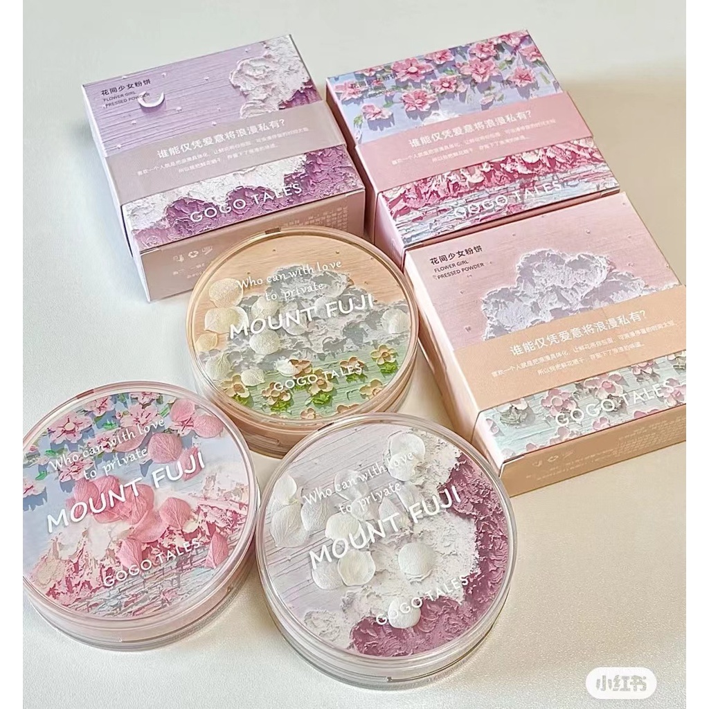 GOGOTALES Phấn phủ dạng nén Skin Oil Control phấn phủ không thấm nước