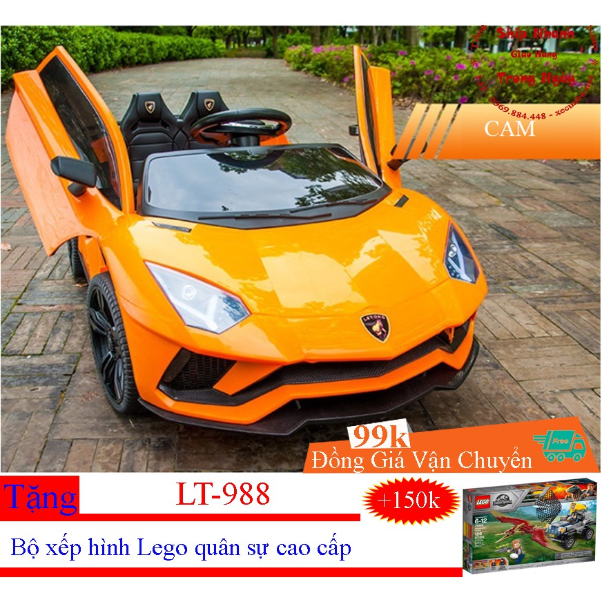 Ô Tô Điện Trẻ Em | Siêu xe Lambighini - LT-998 | Blutooth - Mic hát karaoke