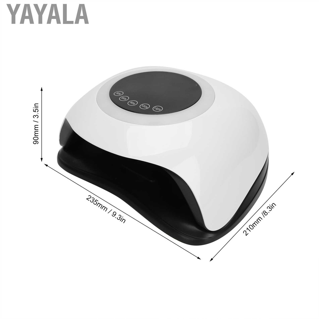 Yayala 168W Professional LED UV Nail Dryer Lamp Gel Polish Curing Machine (100-240V)