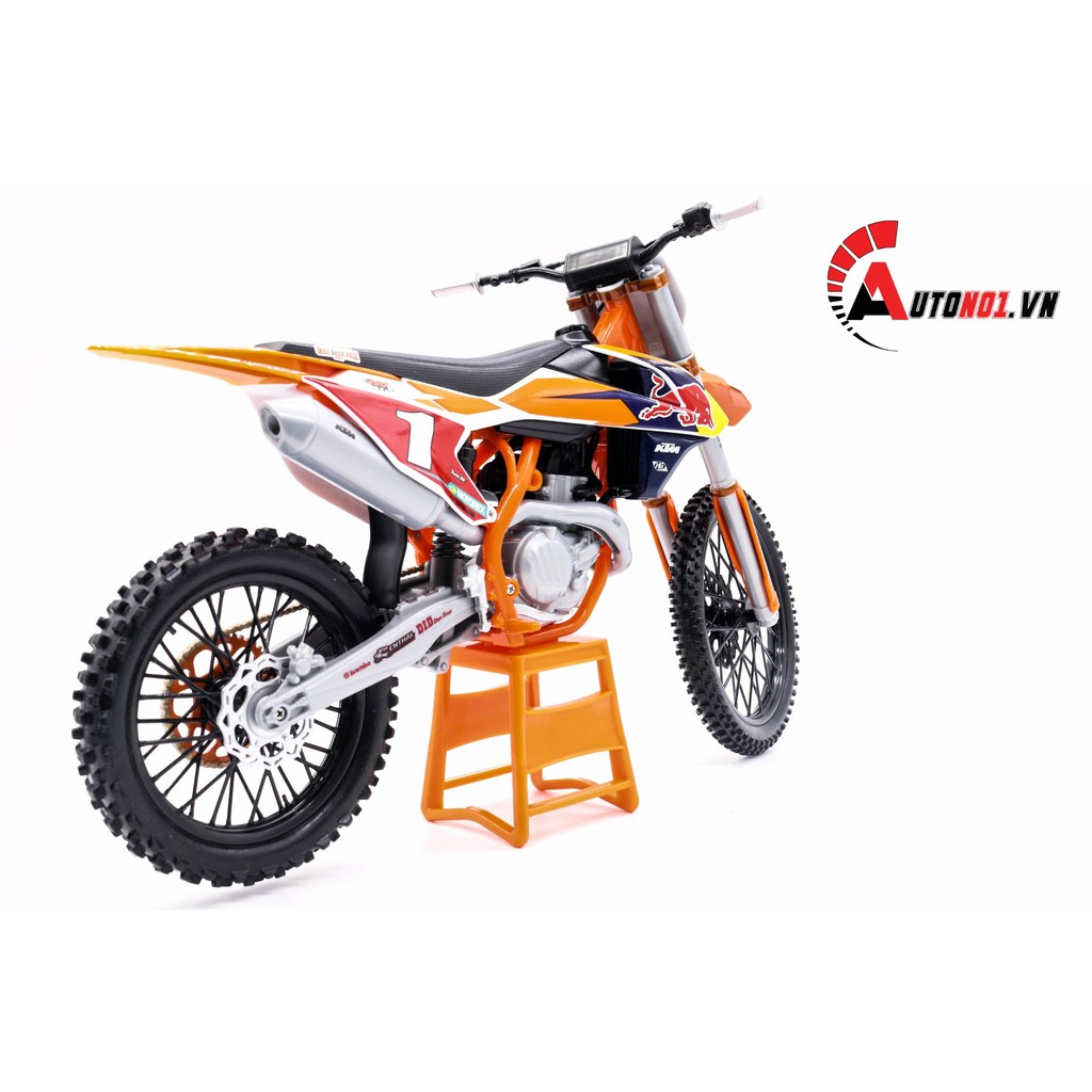 MÔ HÌNH XE ĐỊA HÌNH OFFROAD KTM 450 SX-F NUMBER 01 REDBULL 1:6 MAISTO 5421