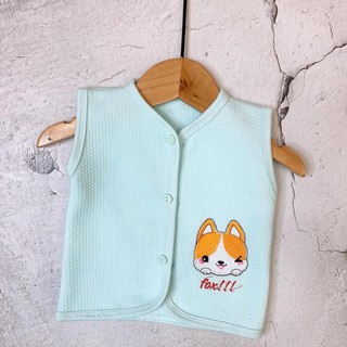 Áo gile cotton cho bé sơ sinh