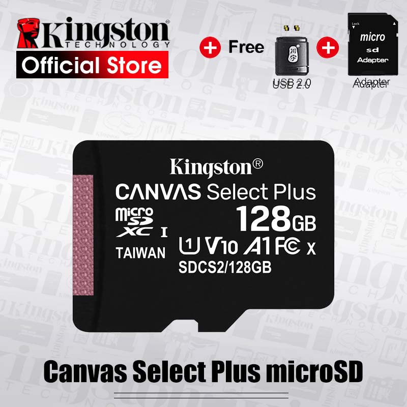Thẻ Nhớ Kingston Class10 128GB 32GB 64GB 256GB 4GB 512GB TF Cho Điện Thoại