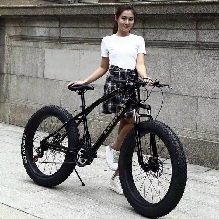 Xe Đạp Thể Thao Bánh Béo 26 Inches Vành Đúc GUNSROSES Hàng Siêu Chất Có 7 Số Với 21 Tốc Độ ( Hàng gửi Nguyên Hộp )