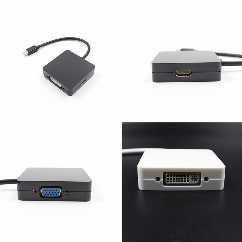 Cáp ChuyểN ĐổI Mini DP Sang HDMI VGA DVI Cho Microsoft Surface Pro 1 2 3 4