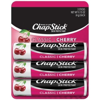 [XÁCH TAY] 3 CÂY SON DƯỠNG CHAPSTICK CHERRY MỸ