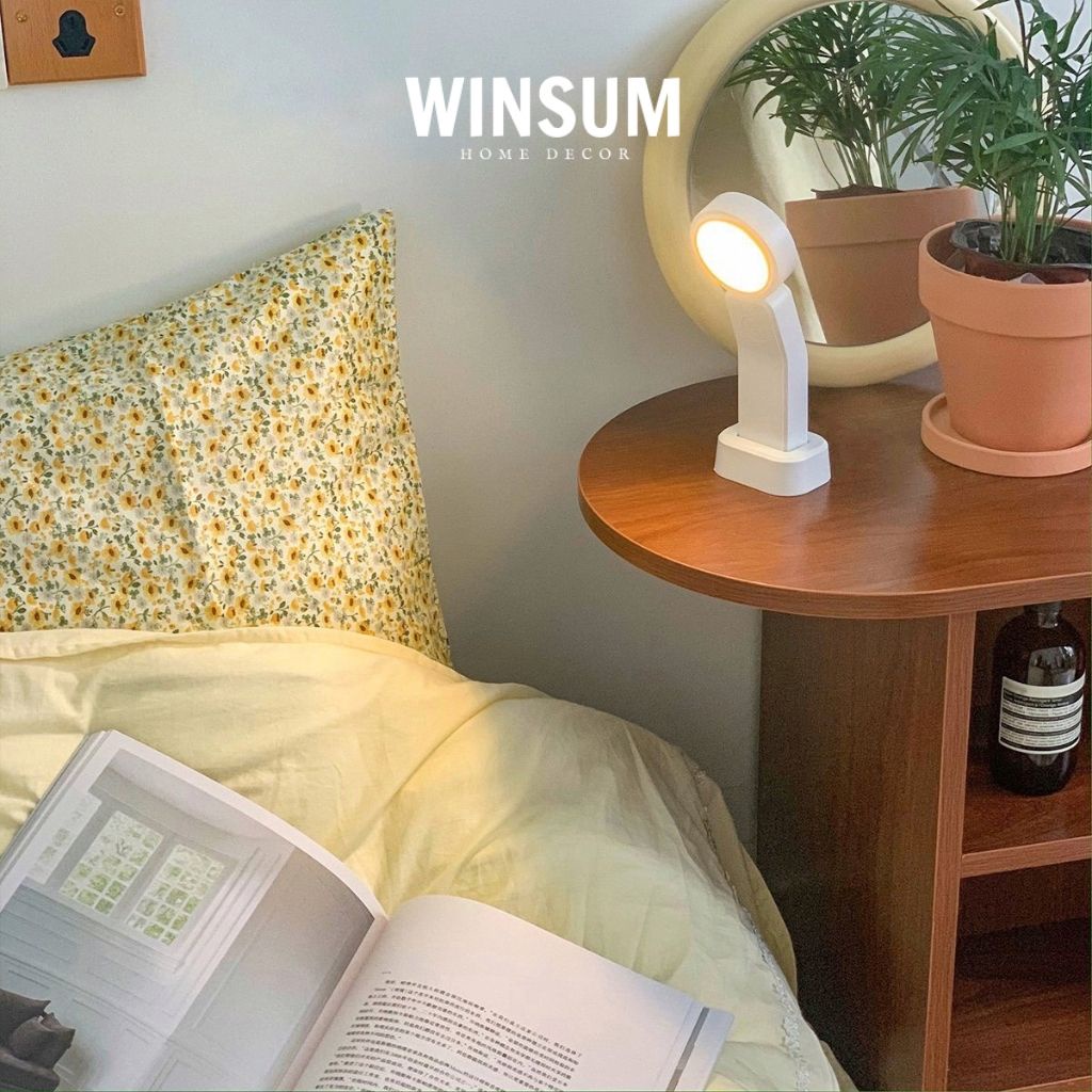 Đèn đọc sách đa năng, bóng đèn LED tích điện tự động sáng tiết kiệm năng lượng - winsum