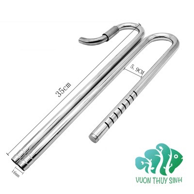 Ống In out Inox Mufan phi 12 và phi 16  không lọc váng