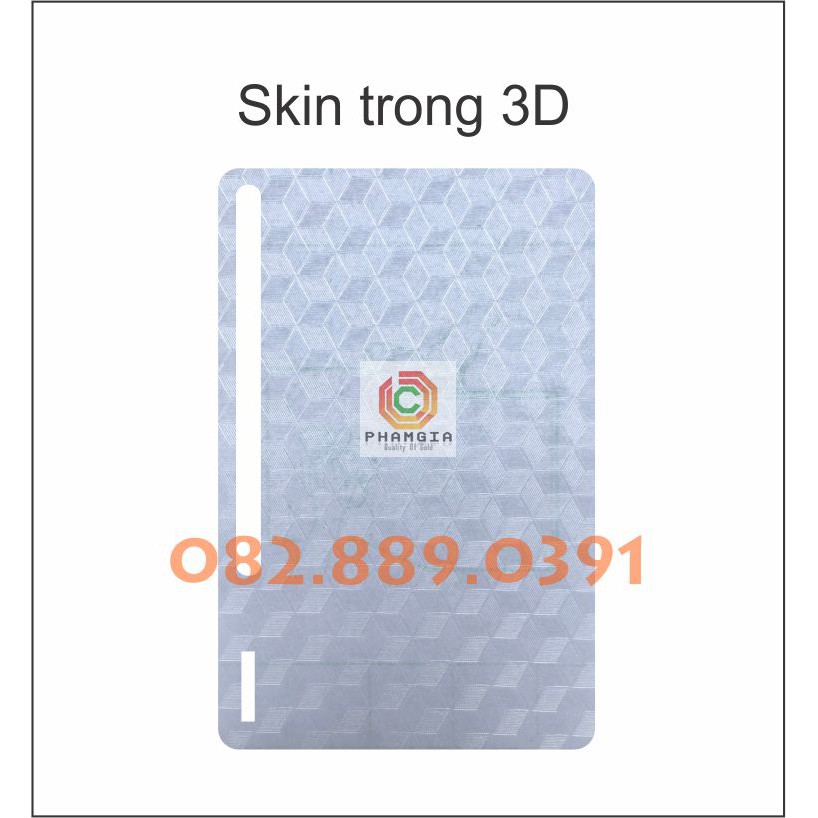 Miếng dán mặt lưng skin carbon Samsung Galaxy Tab S7 (mã SM T870 T875 T876B) | Tab S7+ (Plus) (mã (SM T970 T976B)