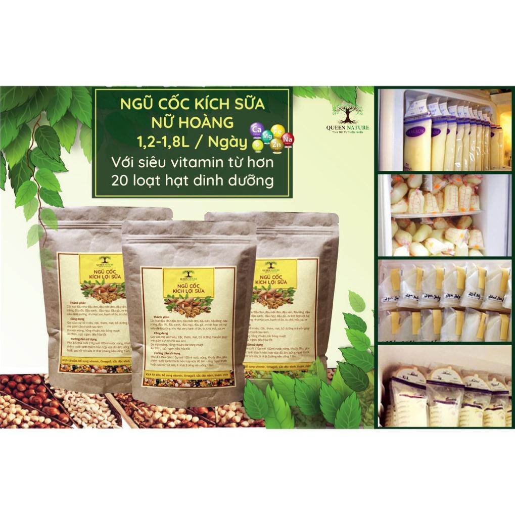 NGŨ CỐC KÍCH LỢI SỮA QUEEN NATURE 800GR