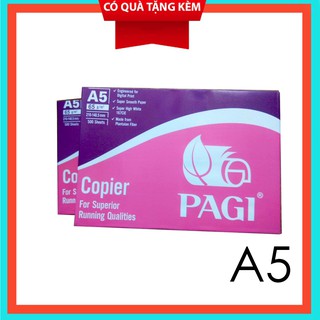 Giấy in A5 pagi 500 tờ - giấy rẻ, không kẹt máy in