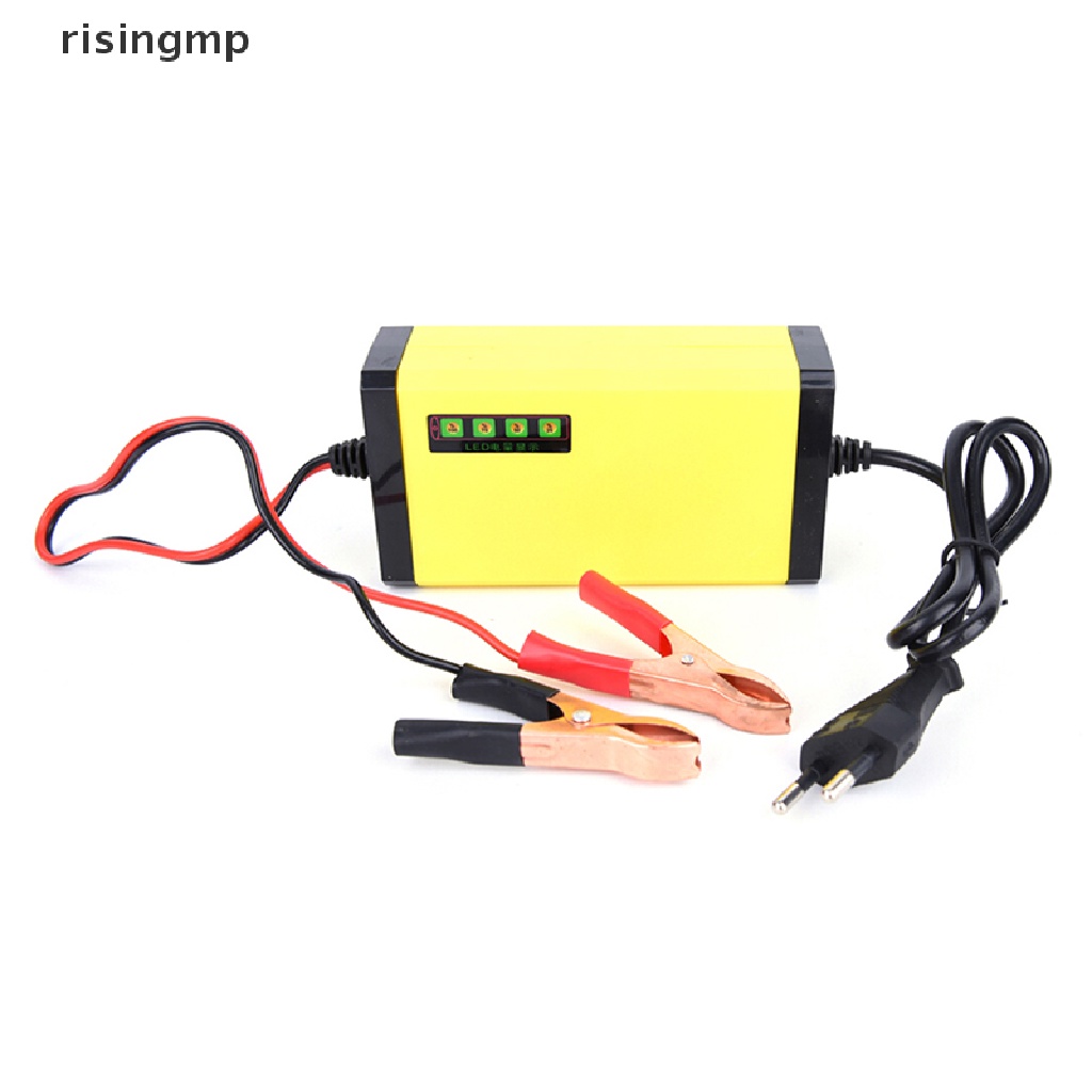 Cục Sạc Pin Thông Minh 12V 2AH-20AH Có Màn Hình LED Hiển Thị Cho Xe Hơi / Xe Máy ♨Trên đó