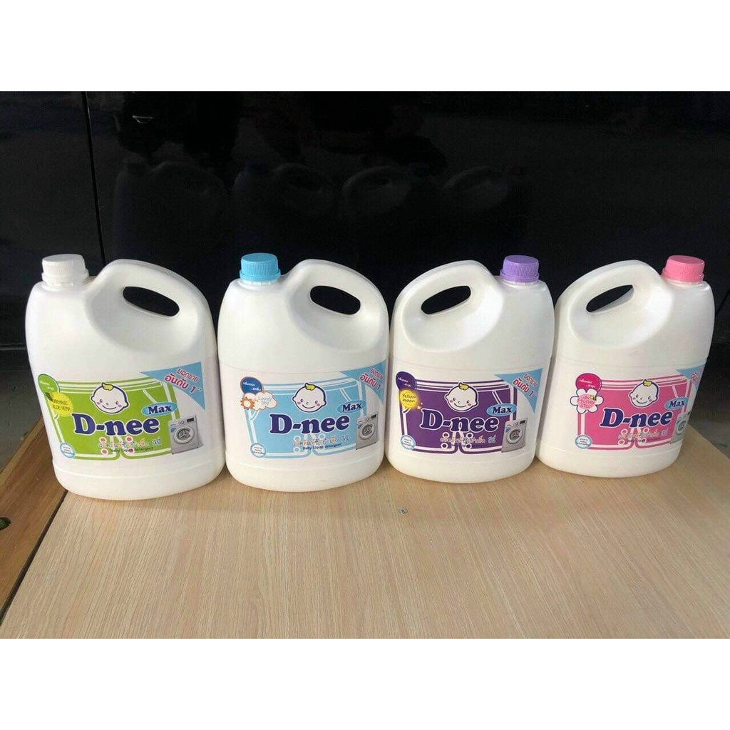 Combo 4 can nước giặt Dnee Max công nghệ Thái Lan 3600ml