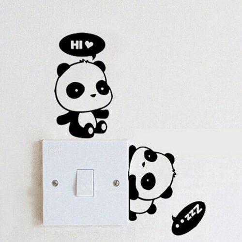 Decal Dán Tường Hình Gấu Trúc