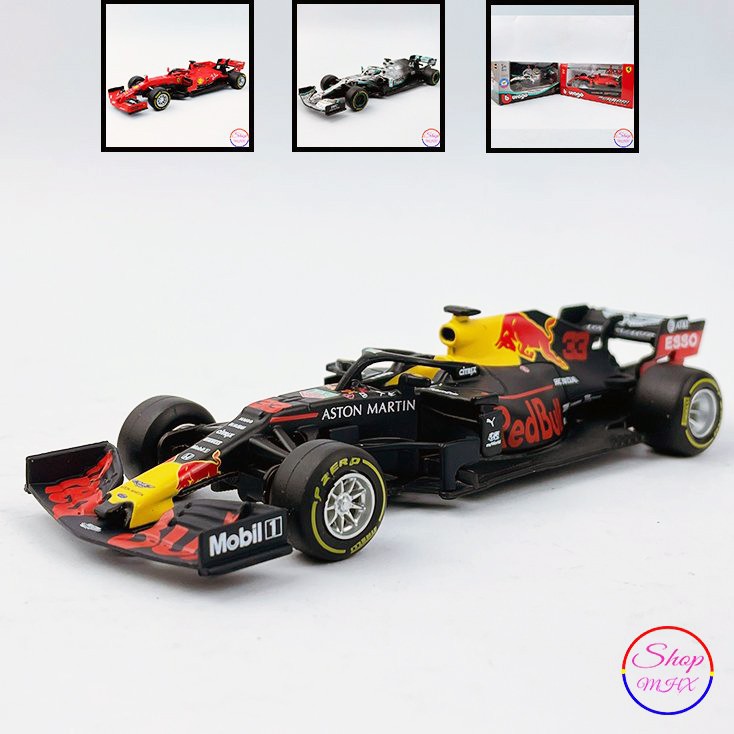 Xe mô hình sắt xe đua F1 TẶNG KÈM BIỂN SỐ tỉ lệ 1:43 hãng Burago