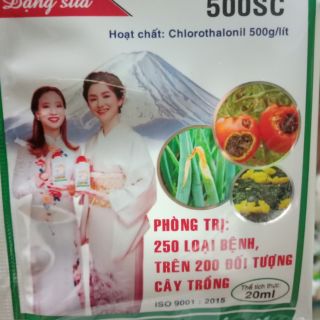 2 gói thuốc trừ bệnh nấm Daconil