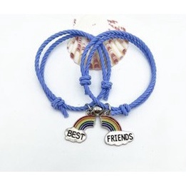 Vòng Tay Tình Bạn Bestfriends -Vòng Tay Đôi Nam Châm Hút Nhau Co Dãn  Nhiều Màu Sắc