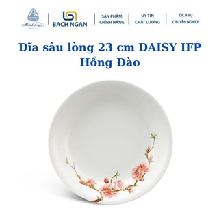 Dĩa sâu lòng 23 cm Daisy IFP Hồng Đào - Phong cách trang nhã, sang trọng