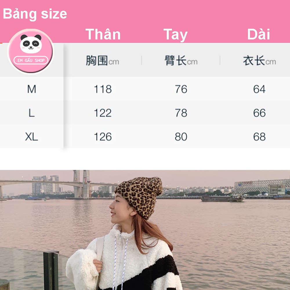 Áo khoác len lông cừu năng động phiên bản Hàn, Áo khoác lông cừu unisex chất đẹp | BigBuy360 - bigbuy360.vn