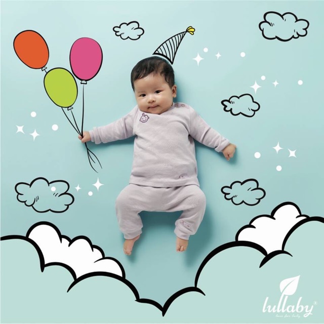 Bộ cổ lọ Lullaby (màu be; màu tím), hàng cao cấp chính hã