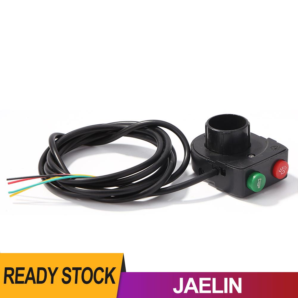 Công tắc đèn pha/ còi xe đạp điện 2 trong 1 chuyên dụng tiện lợi