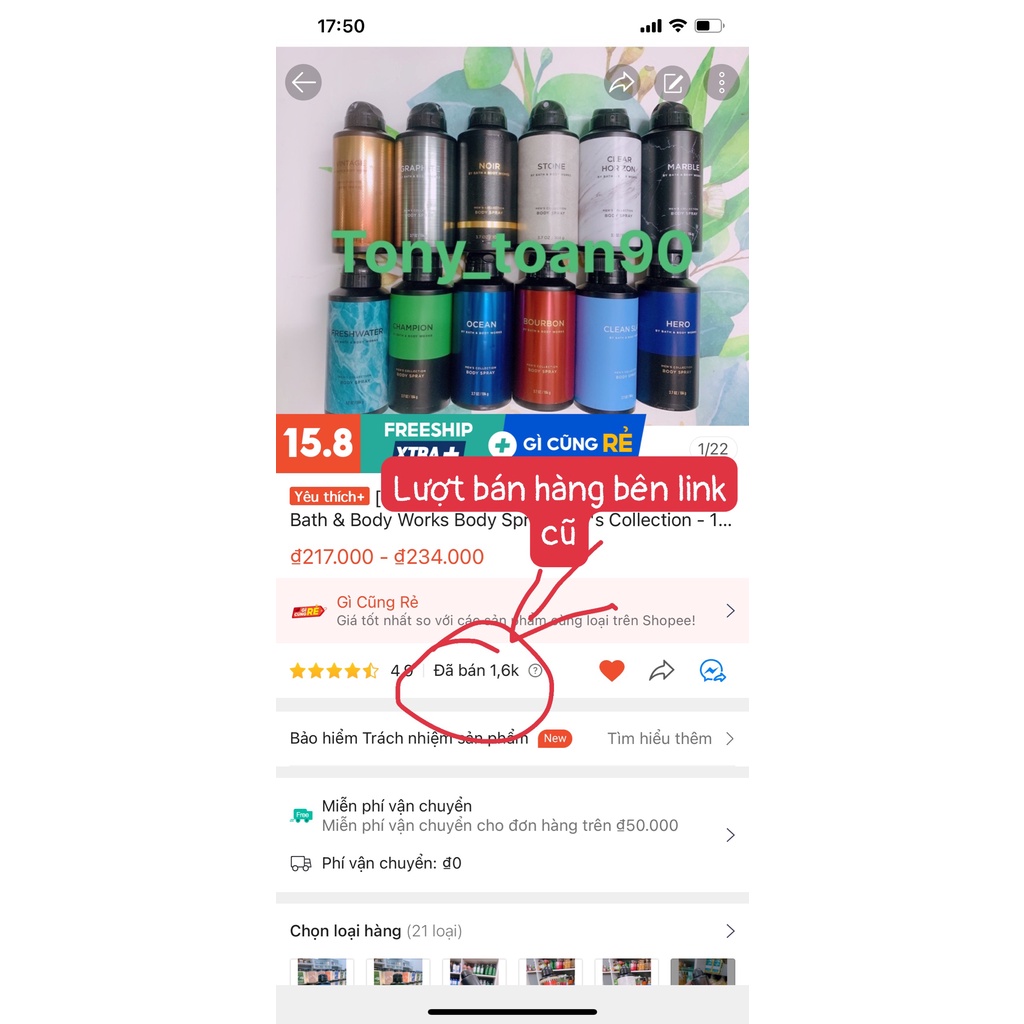 [CHỌN MÙI] Xịt Thơm Toàn Thân Nam Bath &amp; Body Works Body Spray Men's Collection - 104g