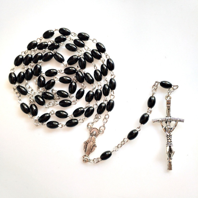 Vòng cổ Chuỗi Hạt Rosary Và Jesus Medal Công Giáo