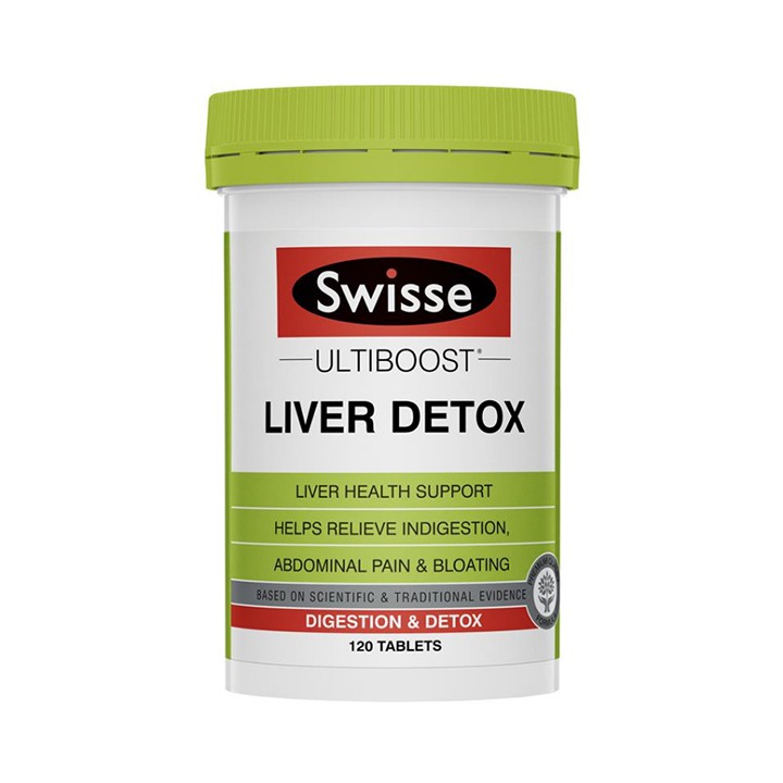 Viên uống Bổ gan, thải độc gan Swisse Liver Detox - 120 viên